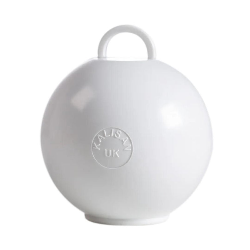 ROUND BALLOON WEIGHTS WHITE 75gm (25 PER PACK)