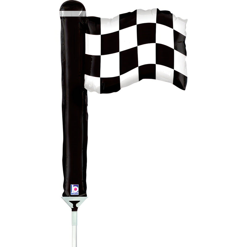 14" CHECKERED FLAG MINI FOIL