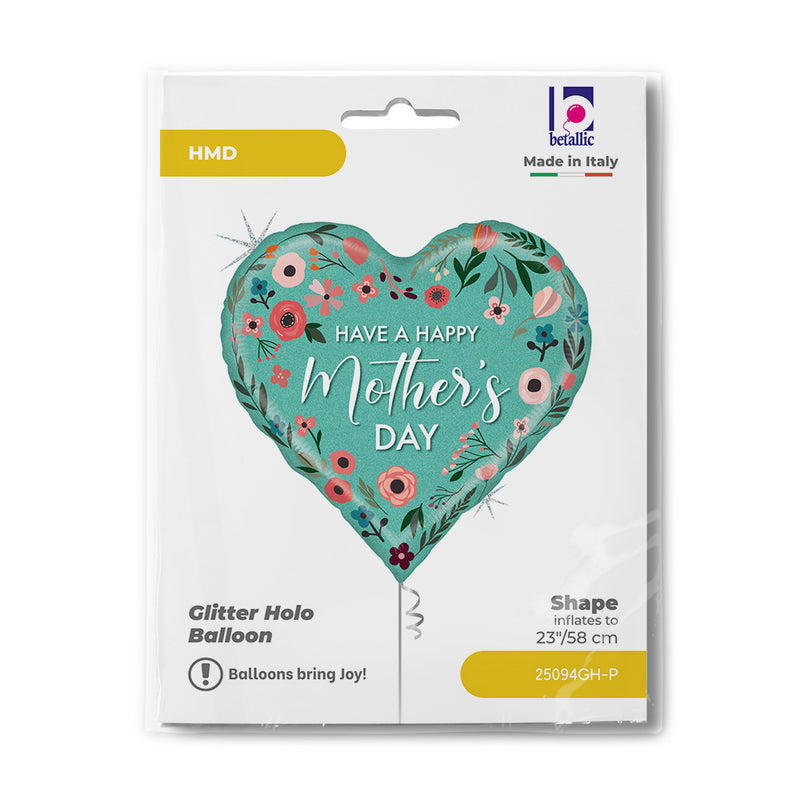 23" HEART MINT MOTHER'S DAY HEART FOIL