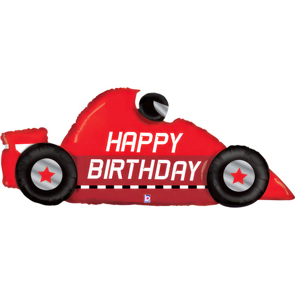 43" RACE CAR BIRTHDAY FOIL