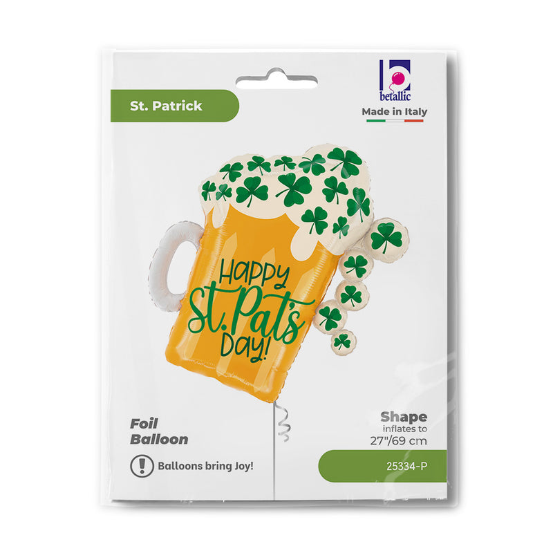 27" HAPPY ST. PATRICK'S DAY BEER FOIL