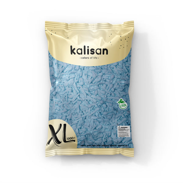 5" KALISAN MACARON BLUE LATEX (1,000 PER BAG)