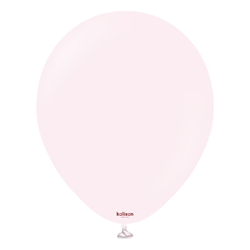 18" KALISAN MACARON PALE PINK LATEX (25 PER BAG)