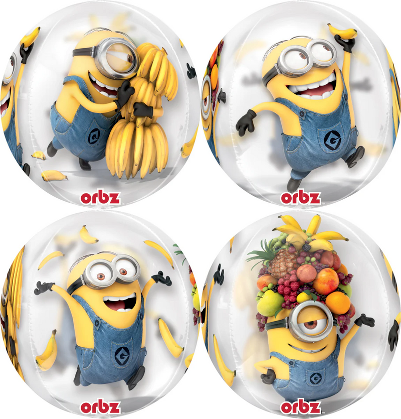 ORBZ DESPICABLE ME MINIONS CLEAR ORBZ (4-SIDED)