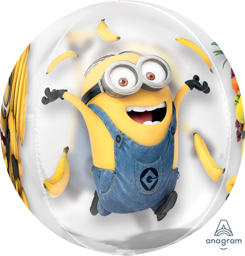 ORBZ DESPICABLE ME MINIONS CLEAR ORBZ (4-SIDED)