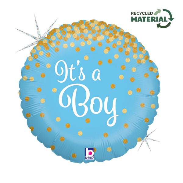 18" GLITTERING IT'S A BOY FOIL