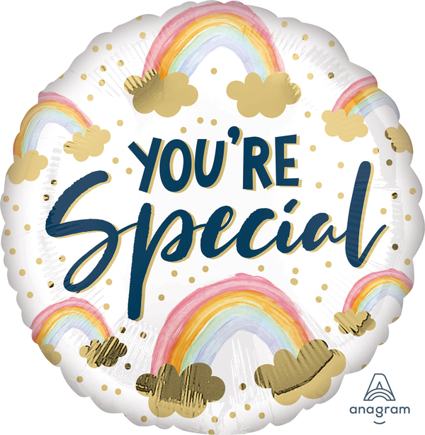 18" YOU'RE SPECIAL PAINTED RAINBOWS FOIL