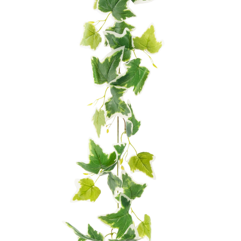 FLORAL: ELEGANZA 92" IVY GARLAND VARIEGATED X 88 LVS