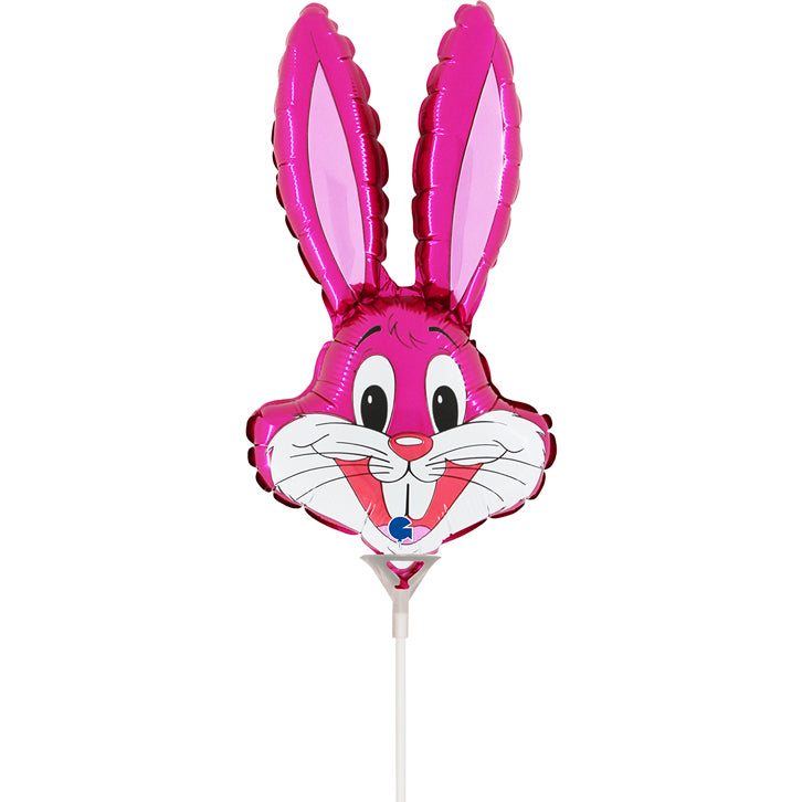 14" MINI PINK BUNNY FOIL