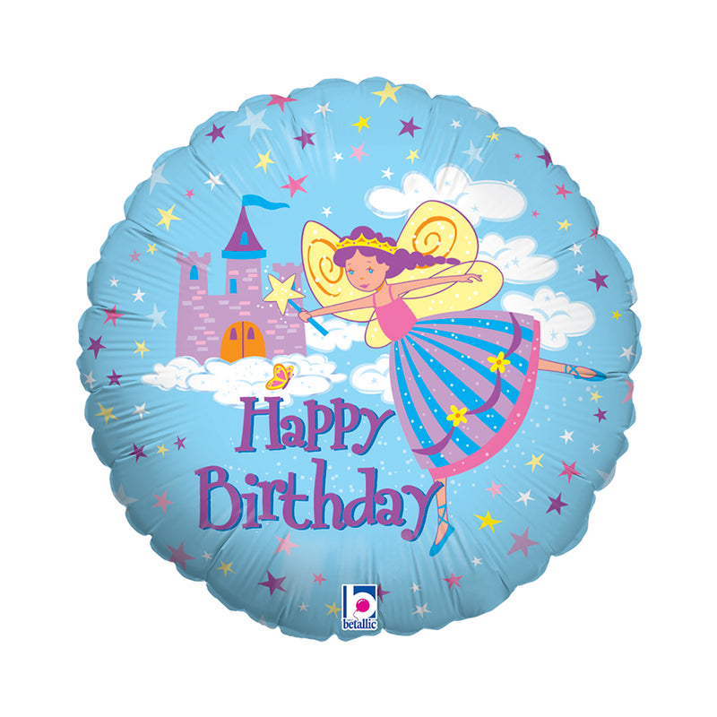 18" FAIRY PRINCESS BIRTHDAY FOIL