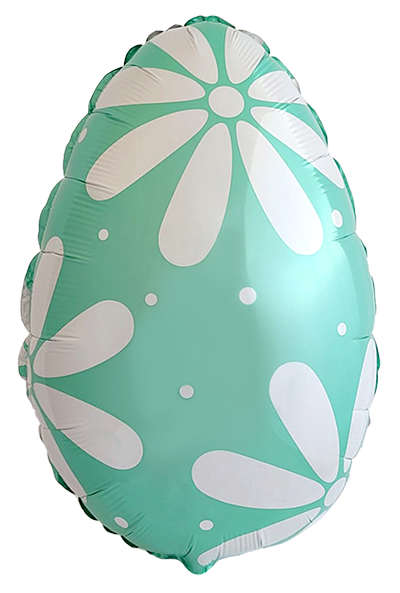 23" GREEN EASTER EGG FOIL