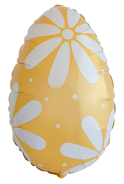 23" YELLOW EASTER EGG FOIL