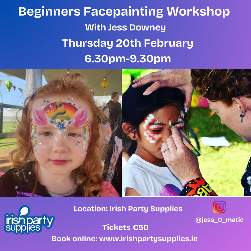 BEGINNERS FACEPAINTING WORKSHOP