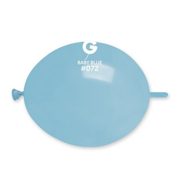 6" G-LINK BABY BLUE #072 LATEX (100 PER PACK)