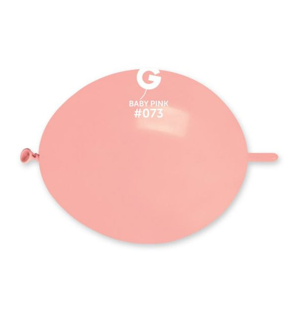 6" G-LINK BABY PINK #073 LATEX (100 PER PACK)