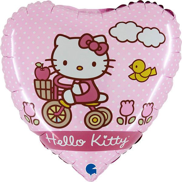 18" HEART HELLO KITTY BIKE FOIL