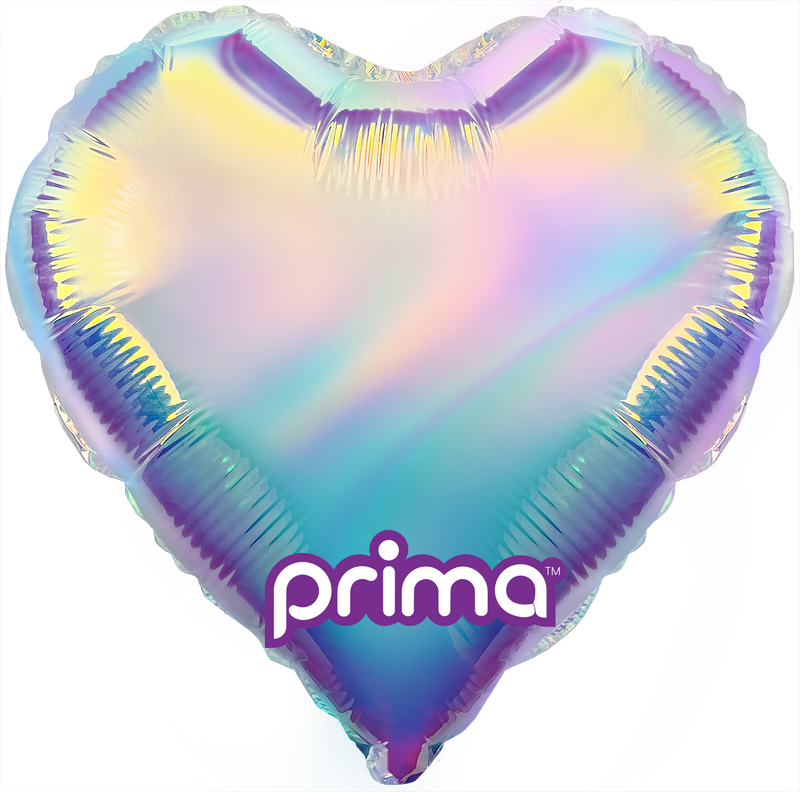 10" PRIMADESCENT HEART FOIL (6 BALLOONS PER PACK)