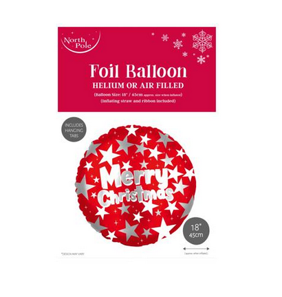 18" MERRY CHRISTMAS FOIL