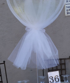 BALLOON TULLE 9M x 0.15M