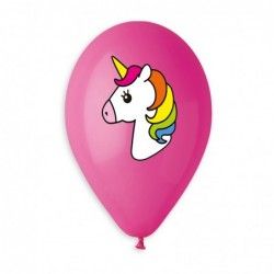 13" GEMAR RETAIL LATEX COLOURFUL UNICORN