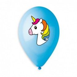 13" GEMAR RETAIL LATEX COLOURFUL UNICORN