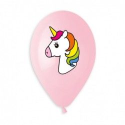 13" GEMAR RETAIL LATEX COLOURFUL UNICORN