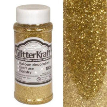 GLITTER KRAFT FINE GLITTER METALLIC GOLD No.65100g BOTTLE