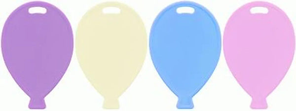 BALLOON SHAPE WEIGHTS PASTEL MIX (100 PER BAG)