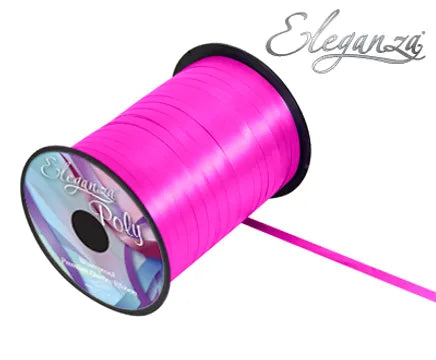 ELEGANZA POLY CURLING RIBBON FUCHSIA (500 YARDS)