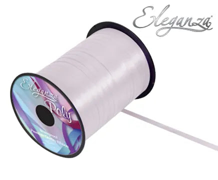 ELEGANZA POLY CURLING RIBBON WHITE (500 YARDS)