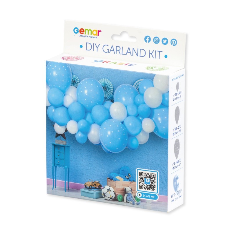 DIY GARLAND KIT BABY BLUE