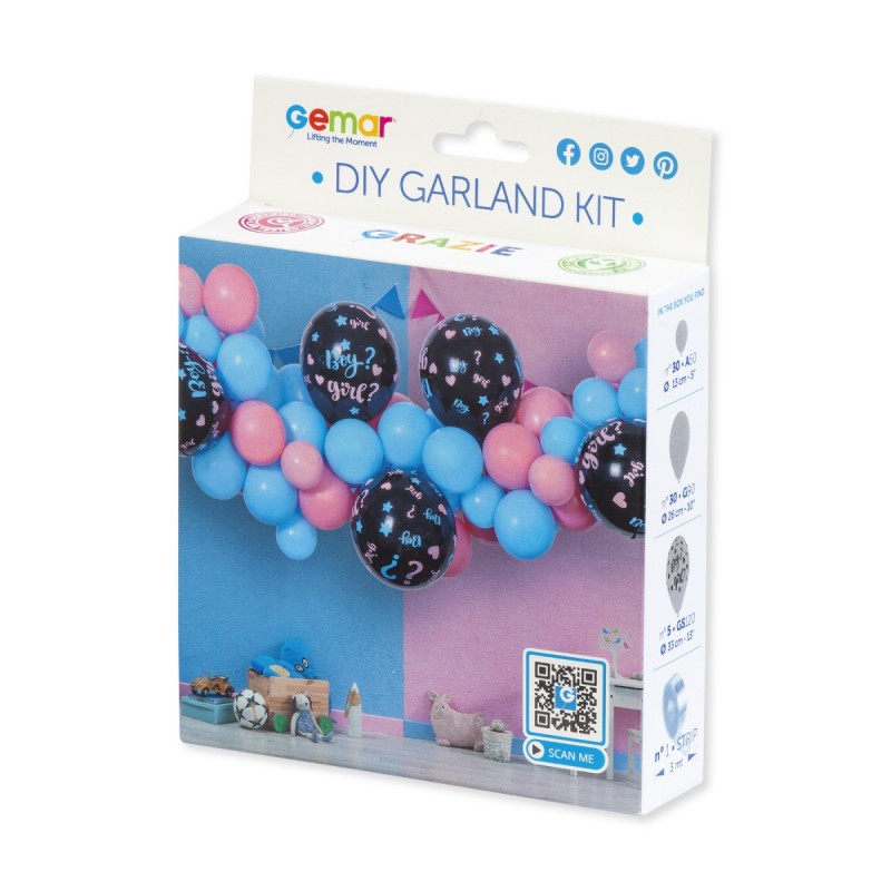 DIY GARLAND KIT GENDER REVEAL