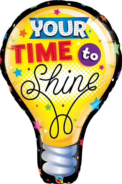 40" YOUR TIME TO SHINE SUPERSHAPE FOIL