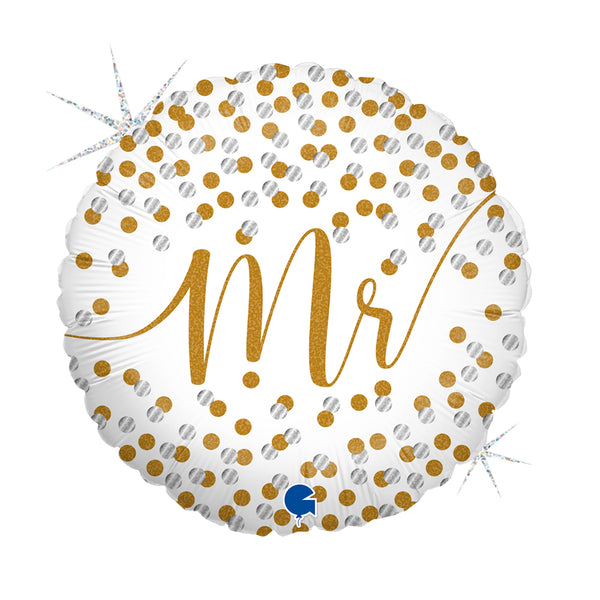 18" MR CONFETTI FOIL