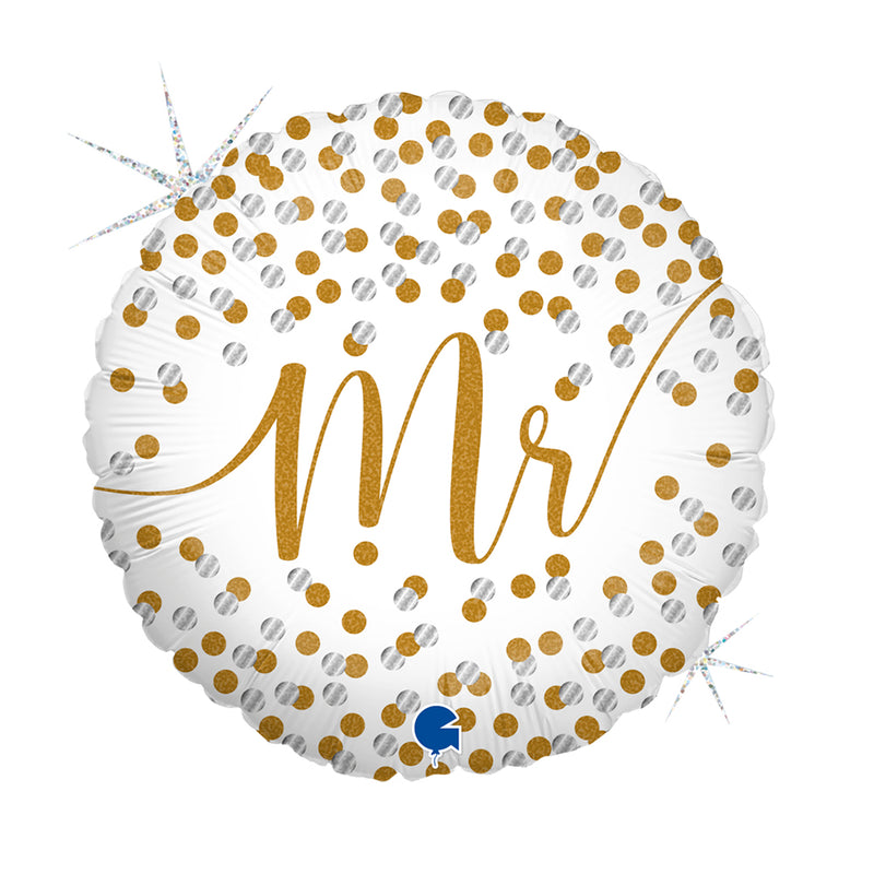 18" MR CONFETTI FOIL