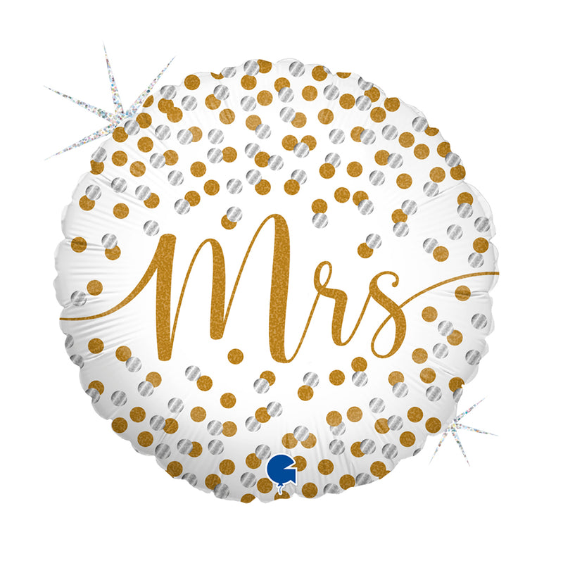 18" MRS CONFETTI FOIL