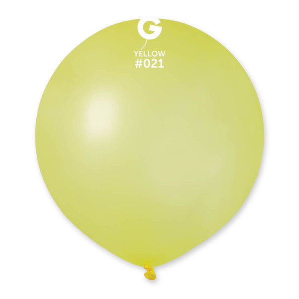 19" GEMAR NEON YELLOW #021 LATEX (25 PER PACK)