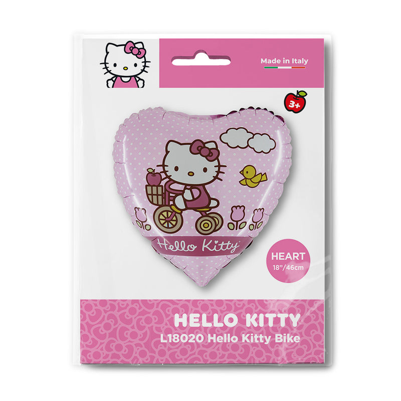 18" HEART HELLO KITTY BIKE FOIL