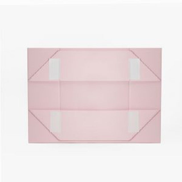 BOX: MEDIUM PINK MAGNETIC GIFT BOX WITH RIBBON (PACK OF 10)