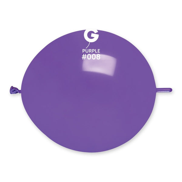 6" G-LINK PURPLE #008 LATEX (100 PER PACK)