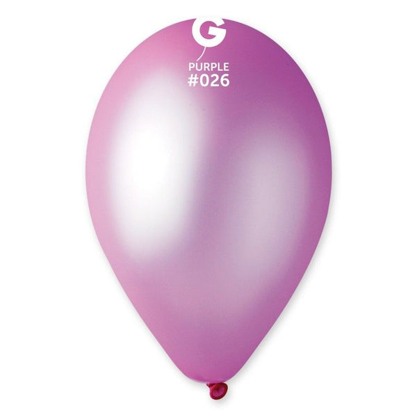 13" GEMAR NEON PURPLE #026 LATEX (50 PER PACK)