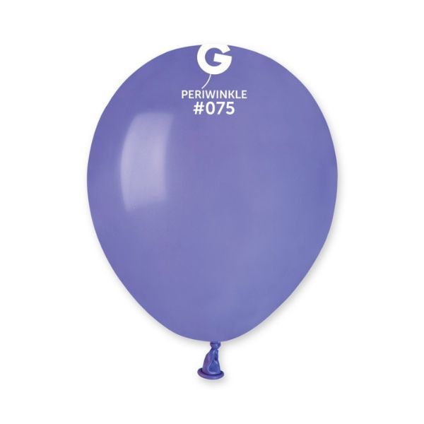 5" GEMAR PERIWINKLE #075 LATEX (50 PER PACK)