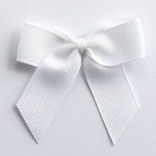 ELEGANZA POLY PULL BOWS WHITE No.01 (20 PER PACK)